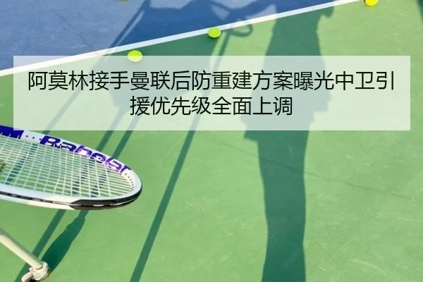阿莫林接手曼联后防重建方案曝光中卫引援优先级全面上调